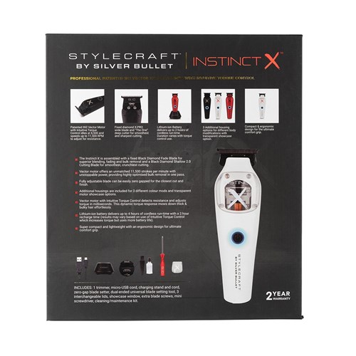 StyleCraft by Silver Bullet Instinct X Hair Trimmer