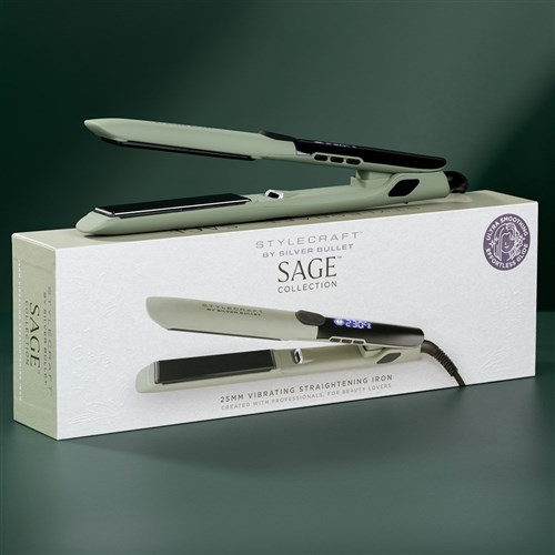 StyleCraft by Silver Bullet Sage Vibrating Hair Straightener