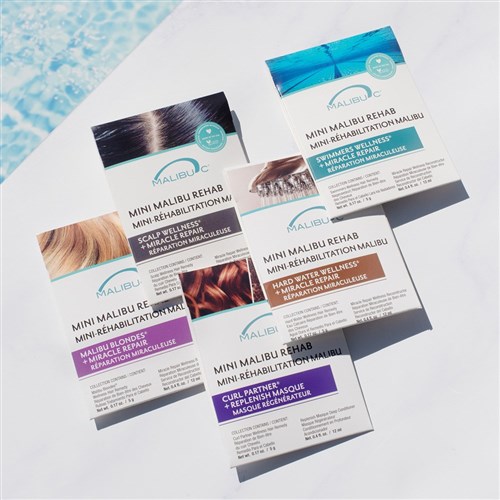 Malibu C Mini Malibu Rehab Hard Water Treatment 12pc