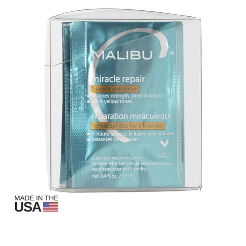 Malibu C Miracle Repair Blonde Enhancer Hair Treatment 12pc