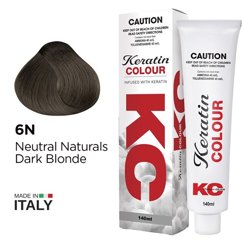 Keratin Colour Permanent Colour 6N Neutral Naturals Dark Blonde